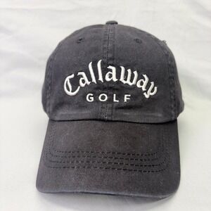 Callaway Golf Hat Baseball Cap Mens OSFM Black Embroidered Logo Adjustable